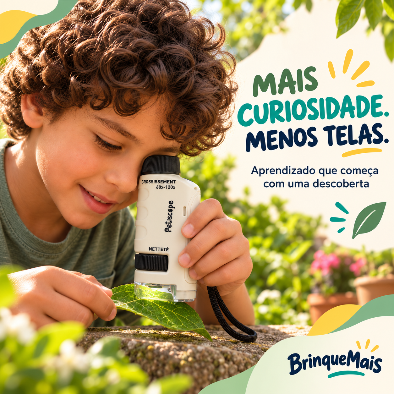 PetiScope™ - Microscópio Infantil de Bolso